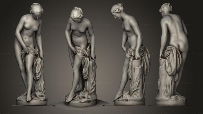 Statues antique and historical (Baigneuse, STKA_0761) 3D models for cnc
